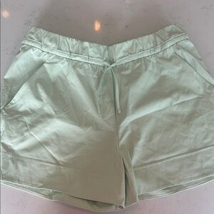 lululemon athletica Mint Green Elastic-Waist Athletic Shorts
